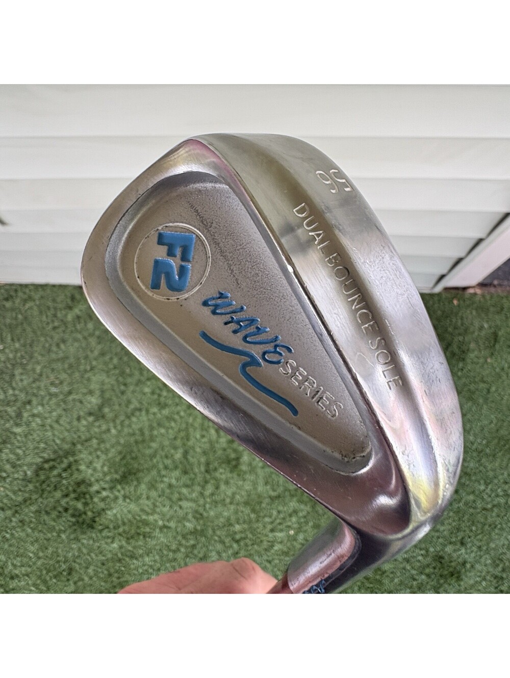 F2 Golf Wave Series 56 Degree Sand Wedge Dual Bounce Sole Steel Wedge Flex RH